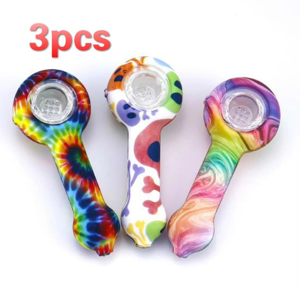 

3pcs Novelty Tobacco Pipe Cigar Pipes Smoking Pipe Heat Resistant Smoking Cigarette Pipe Tobacco Smoke Pipe Smoking Accessories