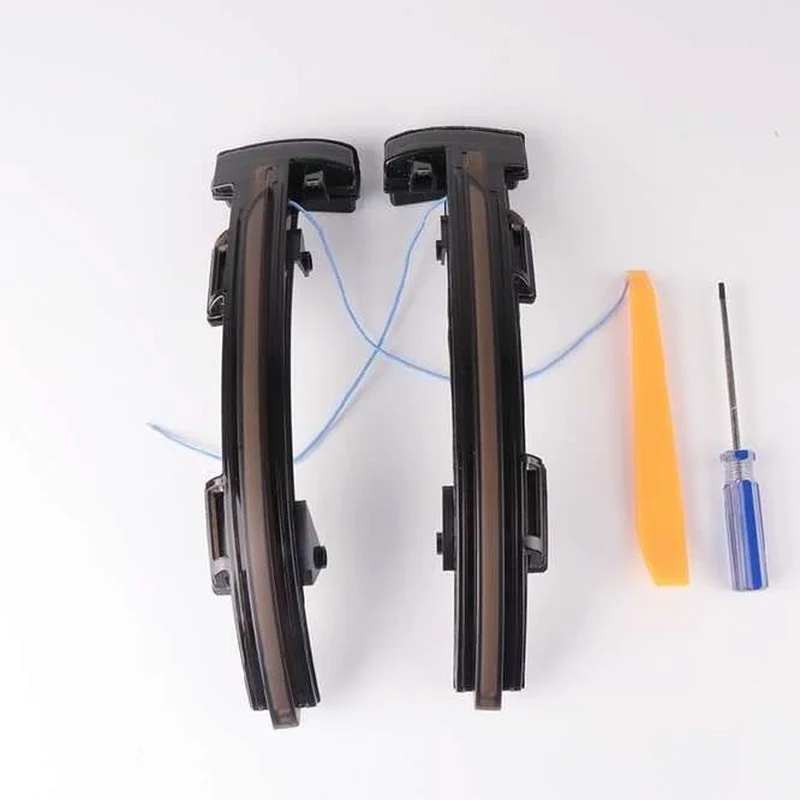 

for Volkswagen Magotan Sagitar high 7 Bora mirror turning streamer light blue Turn Signal Light Side Mirror Sequential Blinker