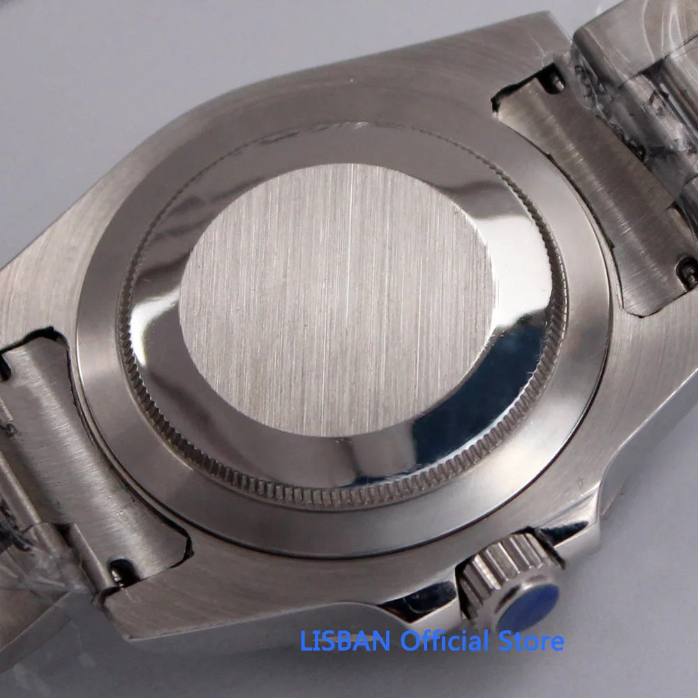 43mm Sterile Dial Large Size Mens Mechanical GMT Watch Luminous Sapphire Glass Date Automatic Movement | Наручные