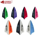 Стрелы для стрельбы из лука, лопасть стрелы 1,75 дюйма, пластиковые стрелы, перья, Рекурсивный блочный лук, аксессуары для охоты и стрельбы на открытом воздухе, 36 шт.