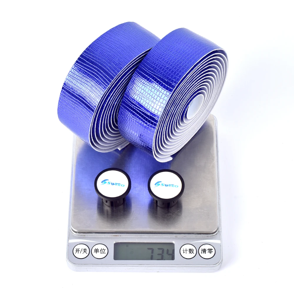 Антивибрационная амортизирующая лента для руля велосипеда с 2 заглушками | Спорт