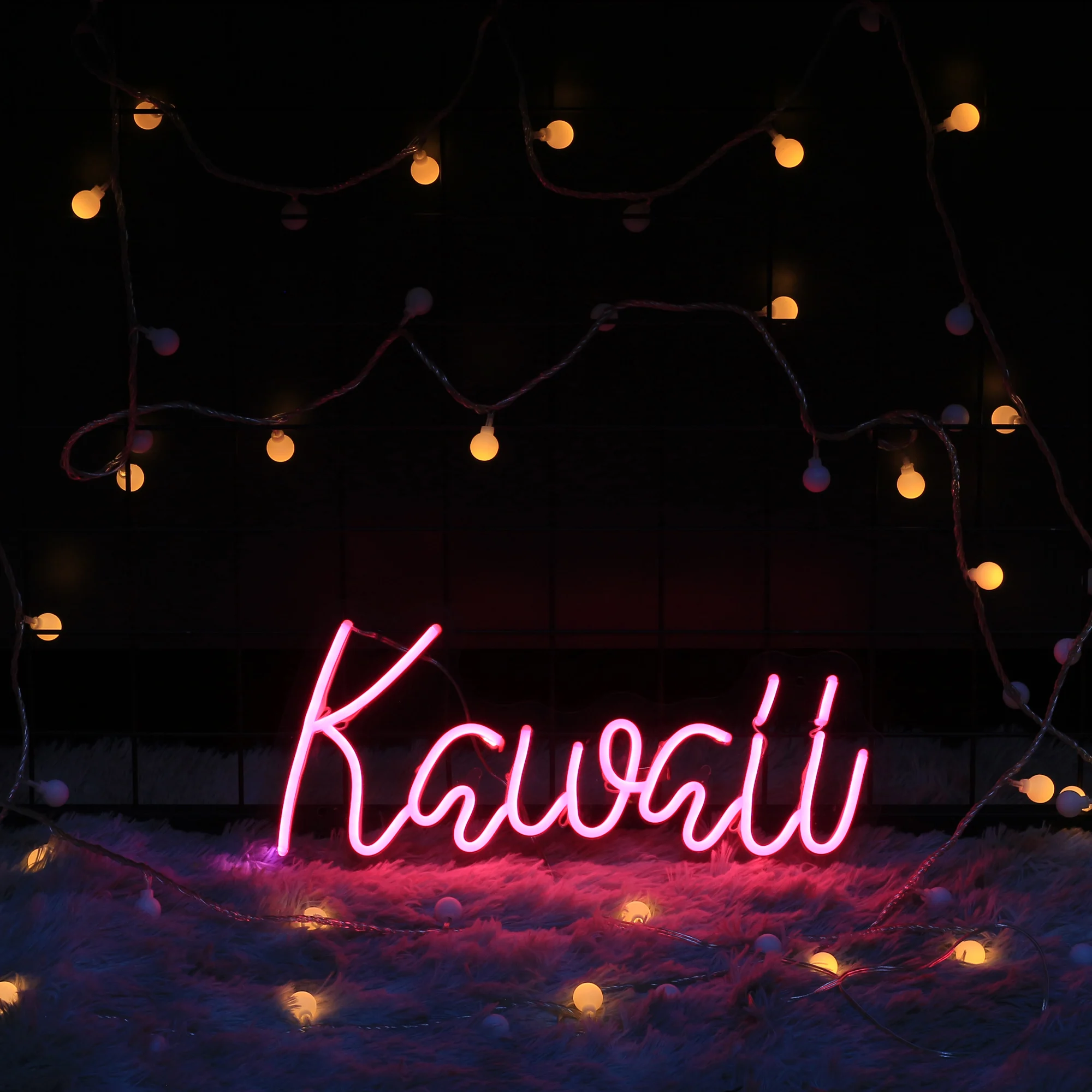 Custom Kawaii Sign LED Neon Light Sign Lamp Neon Wall Light Night Lamp for Room Holiday Party Decor Cool Birthday Christmas Gift