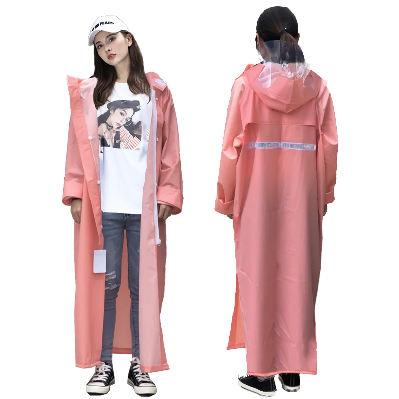 

Светоотражающий дождевик с капюшоном для взрослых, женский водонепроницаемый комбинезон для скутера, 2020, дождевик для езды на мотоцикле, по...