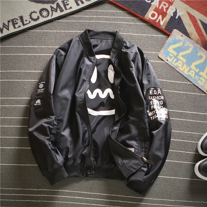 Куртка бомбер мужская модная куртка в стиле милитари пилот ВВС весна