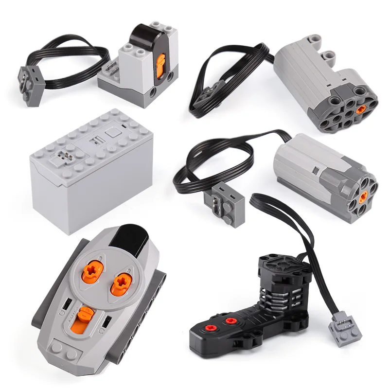 Новый двигатель серии Technic поезд пульт дистанционного управления батарейный