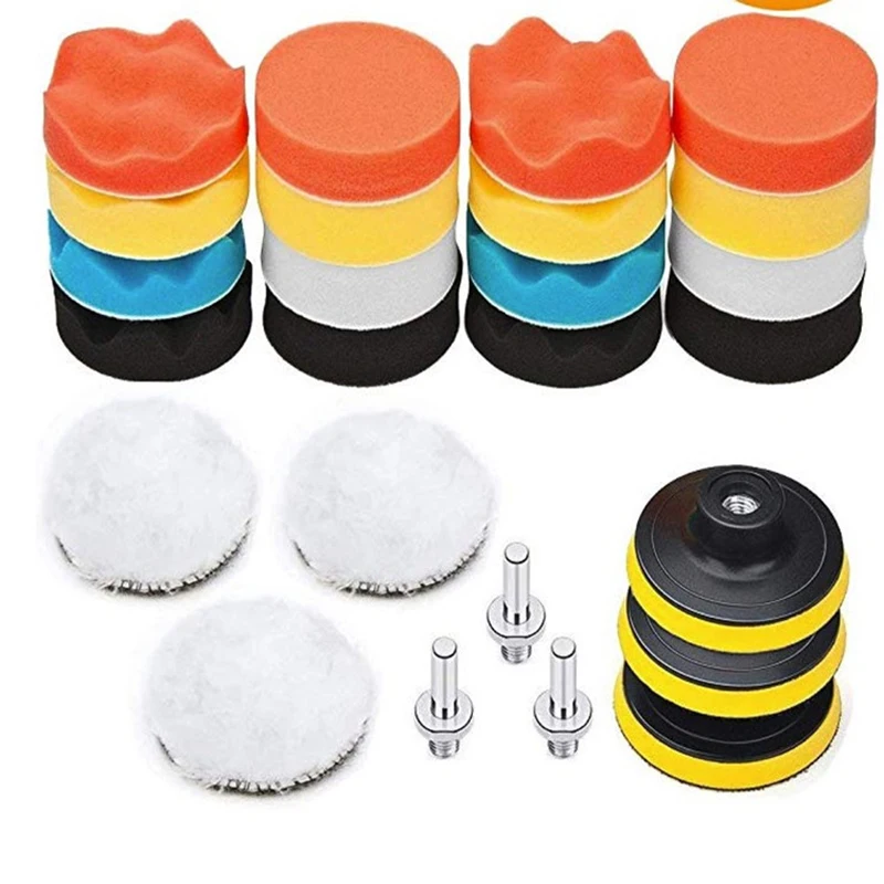 Набор для полировки и аксессуаров стандарта M10 3 дюйма 25 шт.|Полировальные