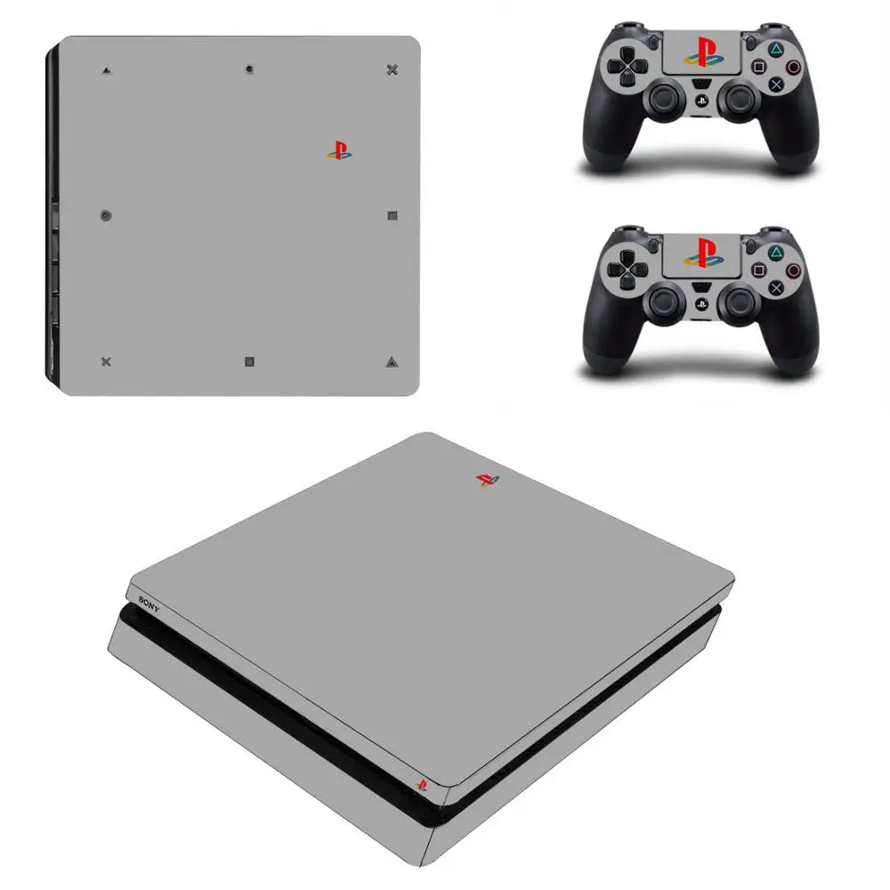 Чистый белый PS4 тонкий Стикеры s Play station 4 кожи Наклейки Обложка для Игровые