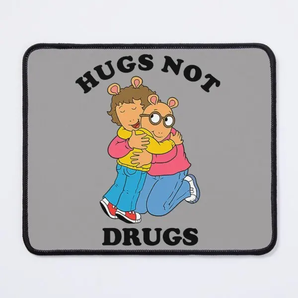 

Игровой коврик для мыши с принтом Артура обнимает не наркотики