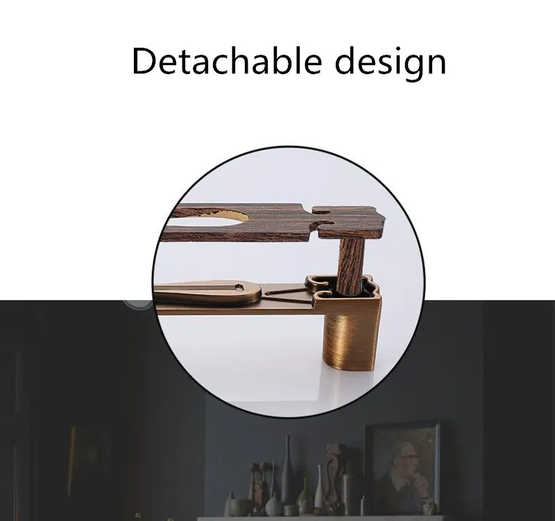 KK & FING Современный Античный цинковый сплав деревянные ручки для шкафа ящика