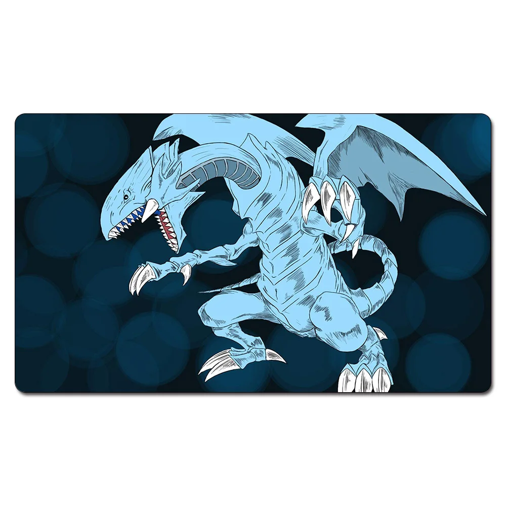 (Небесно-голубые глаза белый дракон) Настольные игры аниме игровые коврики