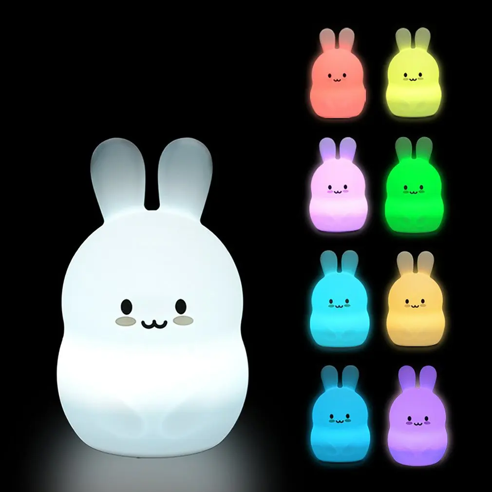 

Silicone Night Light With Remote Control LED Light Washable USB Rechargeable Battery Night Light 700mAh Garden Party Decoration