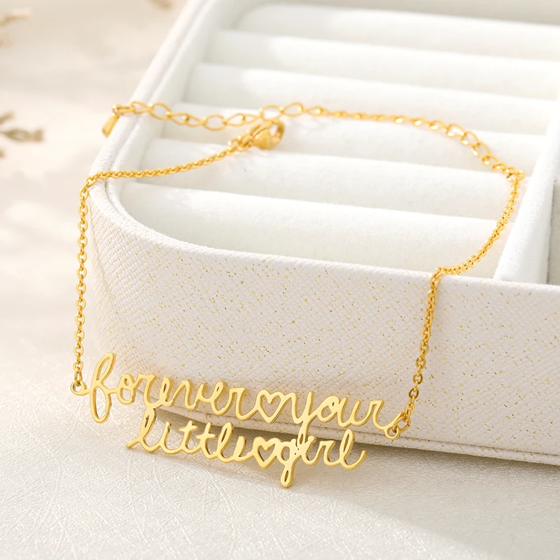 Заказной почерк браслет на заказ имя ручной работы женская подпись кулон