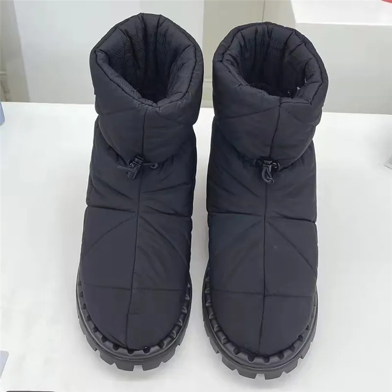 

Осенне-зимние модные новые хлопковые ботинки для пар модели дизайнерские женские короткие ботинки на платформе высококачественные теплые ...