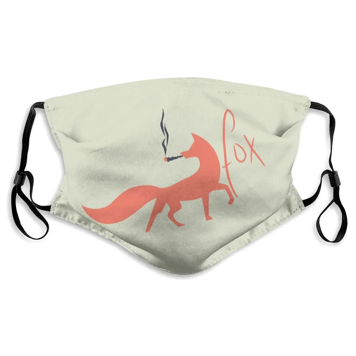 

Fox printing dust-proof mask art ladies/mens Filter dust mask dried women/men mask