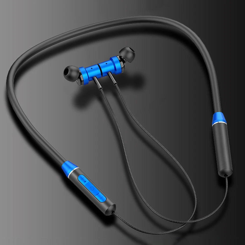 

Wireless Bluetooth Headset Neck-mounted Sports Anti-sweat Headphones Smart Noise Reduction Magnetic Neck-mounted Headsets