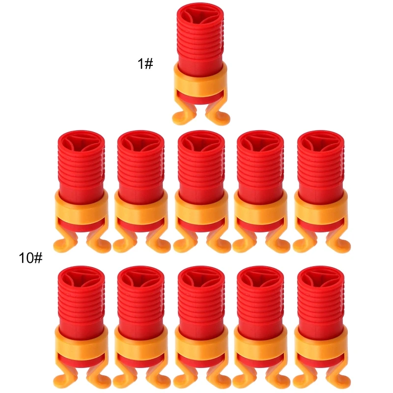 

1/10pcs Wire Buckle Chandelier ABS Plastic Clip Screw Wire Gripper Lamp Base Holder Universal Fixing Sleeve Woodworking Tools