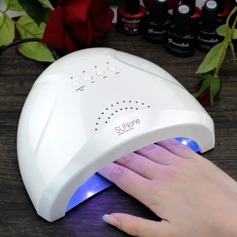 

Sunone 48W Professional Nail Lampe LED Manicure UV Lamp Nail Dryer for UV Gel LED Gel Nail Machine Infrared Sensor