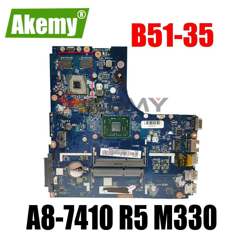 

AKemy 5B20J22807 5B20J22902 LA-C293P для Lenovo B51-35 ноутбук материнская плата A8-7410 R5 M330 GPU DDR3 100% тесты работы