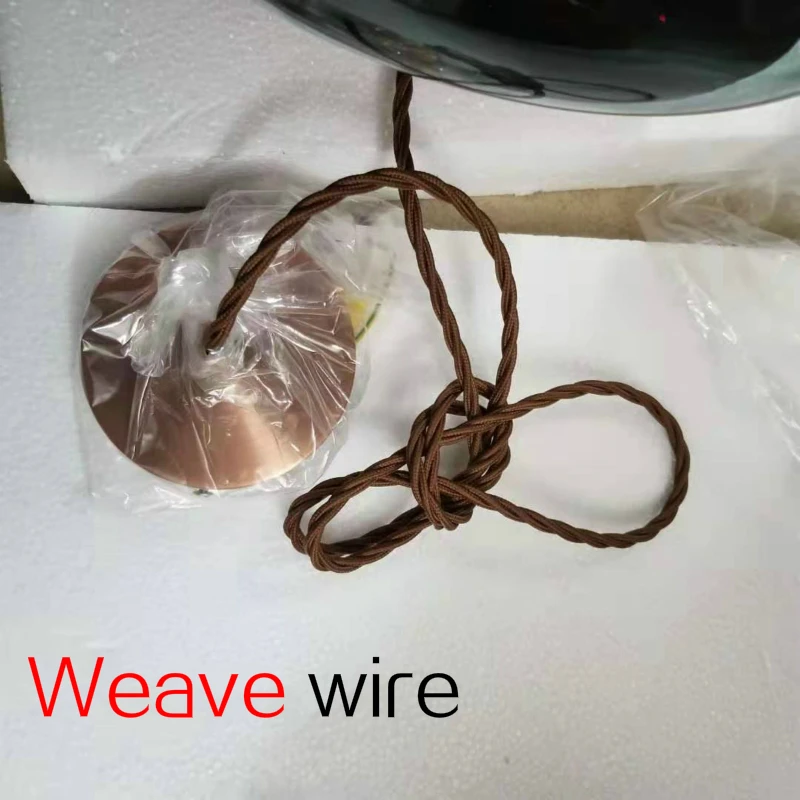 Скандинавский подвесной светильник в стиле пост-модерн стеклянная лампа с узлом