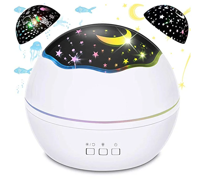 Светодиодный вращающийся Ночник проектор Звездное небо звездный мастер