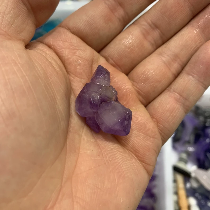 

Original Live Natural Uruguay Amethyst Flowers Backbone Crystal Amethyst Cluster Amethyst Stone Amethyst Bud DIY Pendant