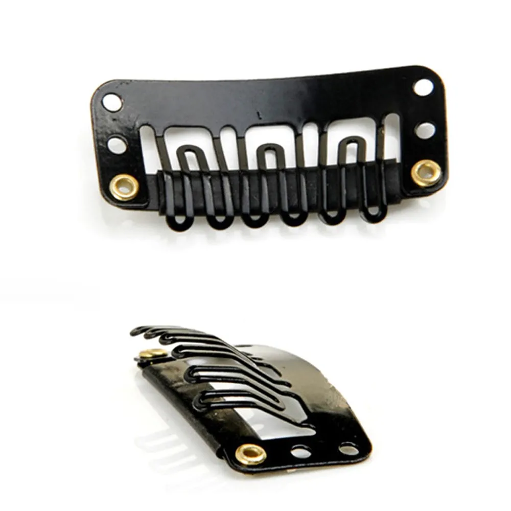 40 шт. u образные железные клипсы для наращивания волос с перьями парики уток