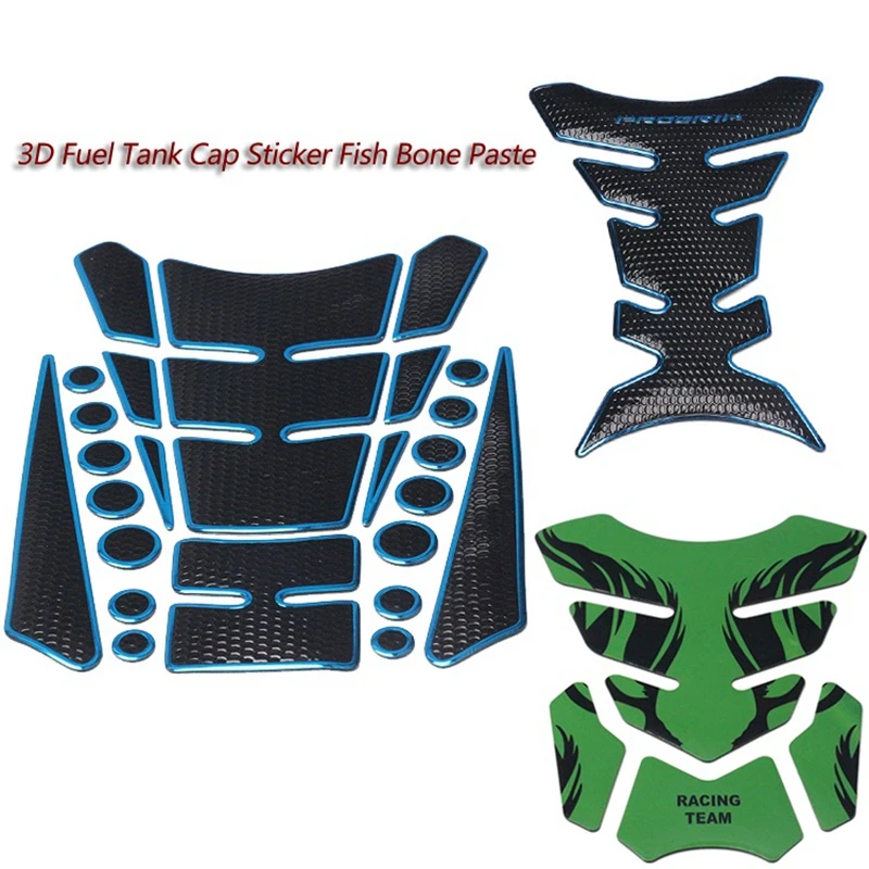 

3D для Yamaha R15 R3 R25 R6 R1 Kawasaki Ninja 250 резиновые мотоциклетные наклейки и наклейки водонепроницаемые для тюнинга топливного бака мотоцикла