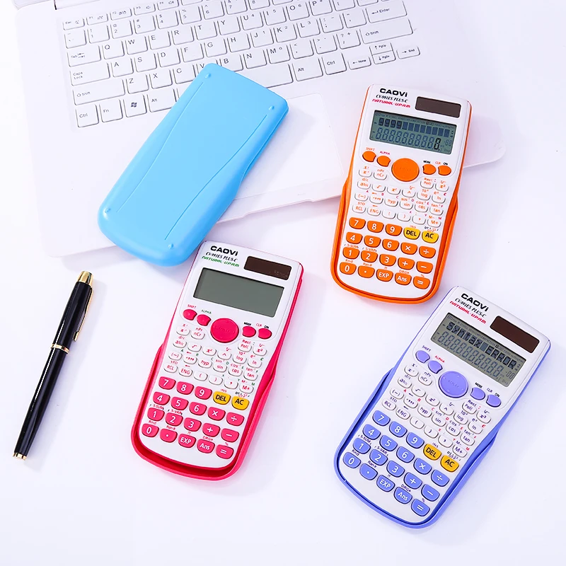 Цветной Ручной учебный калькулятор 991ES портативный многофункциональный для
