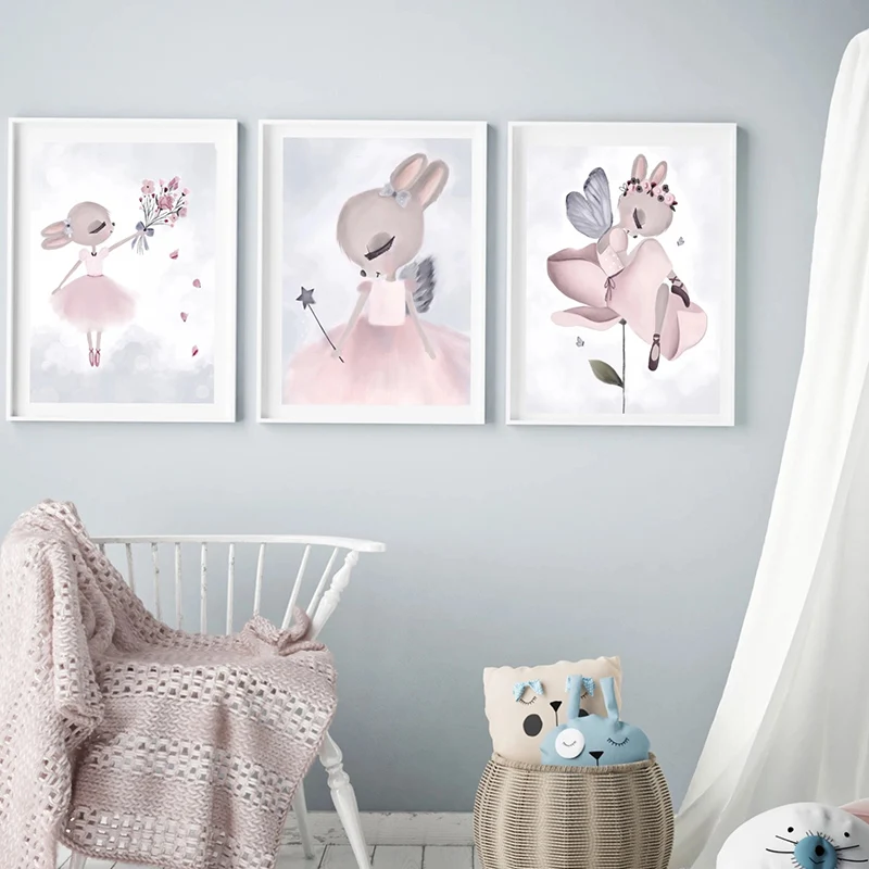 Мультфильм акварель коала кенгуру postrs скандинавские постеры и принты настенный