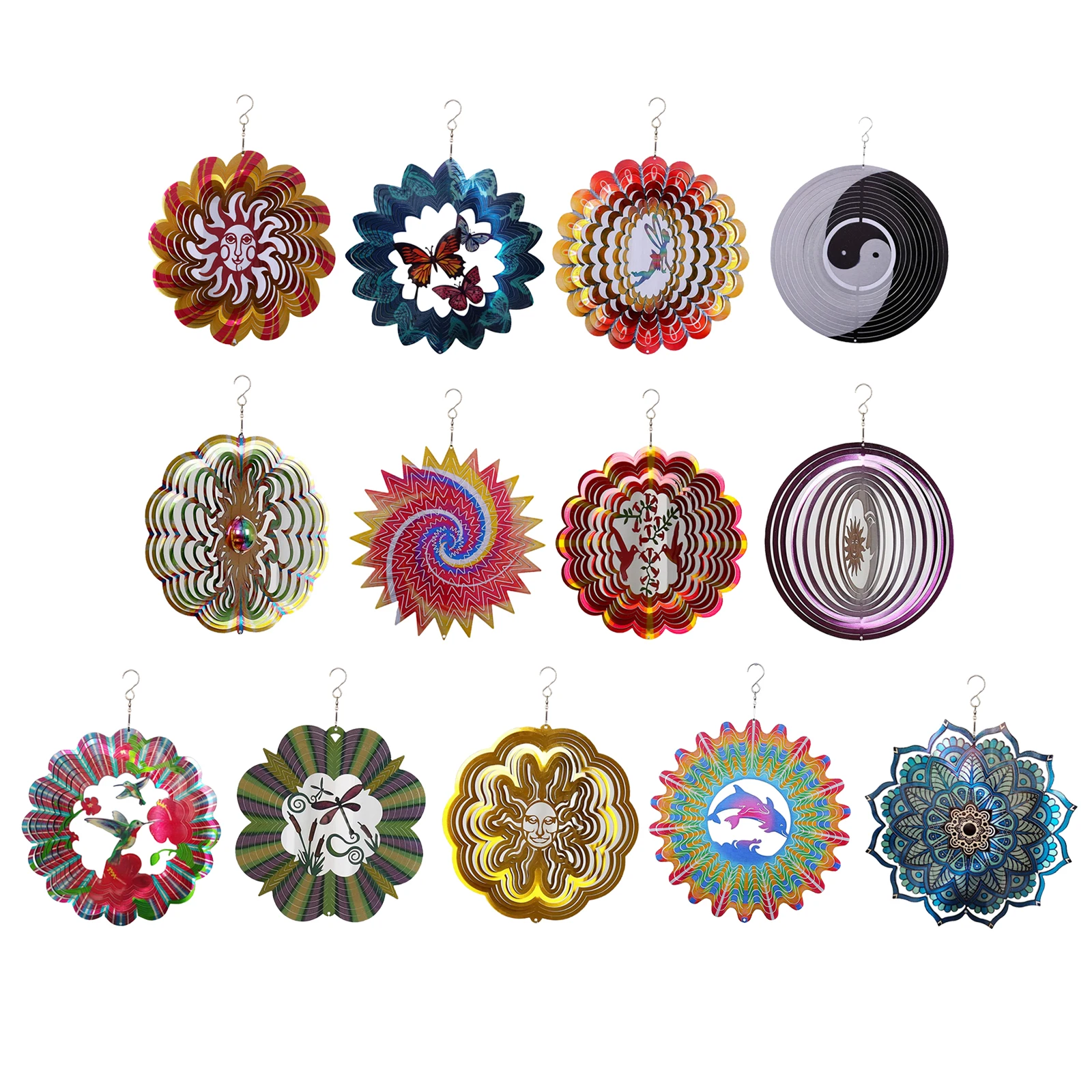 

Metal Wind Spinners Dreamcatcher ing Garden Christmas Decor