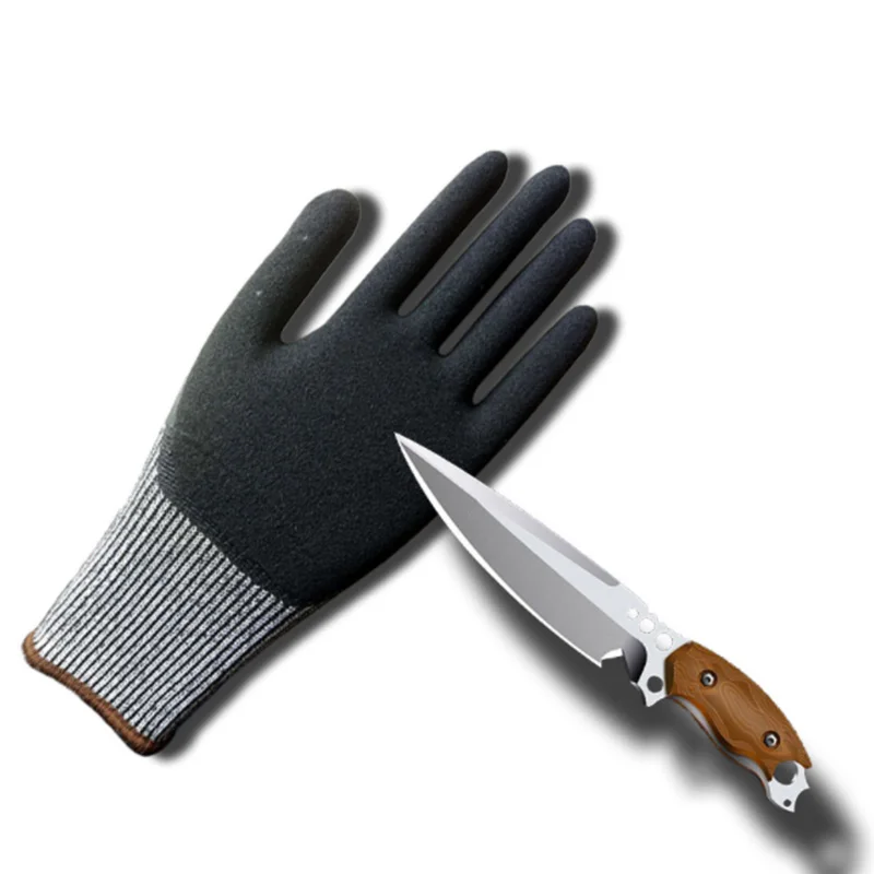 Outdoor Respiratory Gloves Cut Resistant Anti Impact Vibration Oil Tpr Work Proof Shock Mechanics | Спорт и развлечения