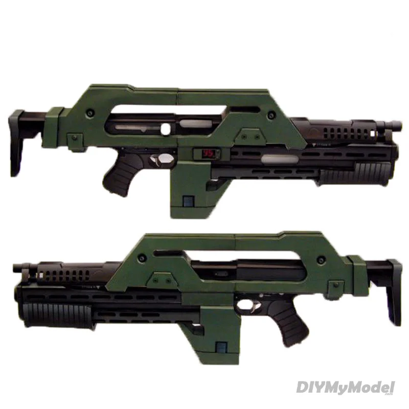 

85cm M41-A Pulse Rifle Mesh Gun Model DIY 3D Paper Card Model Building Sets Construction Toys Educational Toys Military Model
