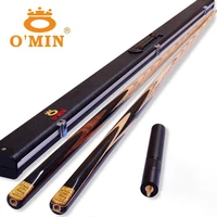 omin victory one piece snooker cue kit with case with telescopic extension snooker 9 5mm 10mm tip ash shaft