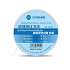 Сверхтонкая серебряная проволока 0,007 мм, Сверхтонкая серебряная проволока, высокоточная гибкая проволока для ремонта телефона