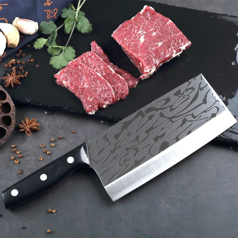 Кухонный Нож китайский шеф-повара 8 дюймов мясницкий нож W6Mo5Cr4V2 M2