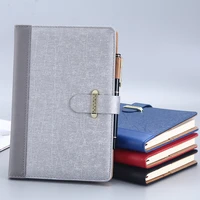 leather diary business work notebook thick paper white blank pages sketchbook a5 office notepad vintage note book plan agenda