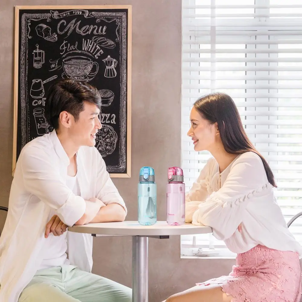 500 мл флип бутылка для воды спортивные Фрукты лимонный сок портативный шейкер