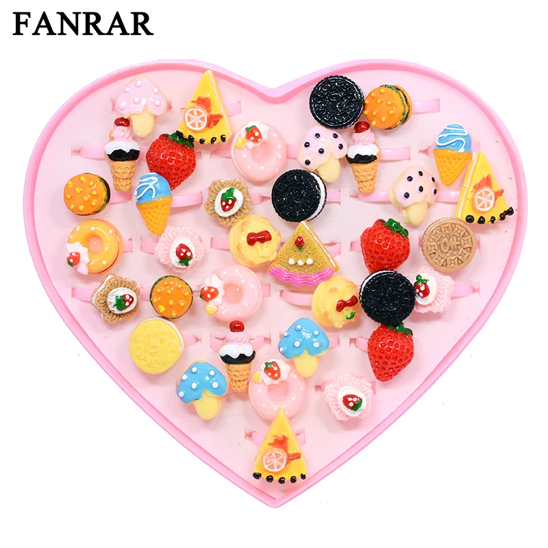 Оптовая продажа 20 шт. милых мультфильмов имитация торта Пончика пиццы печенья