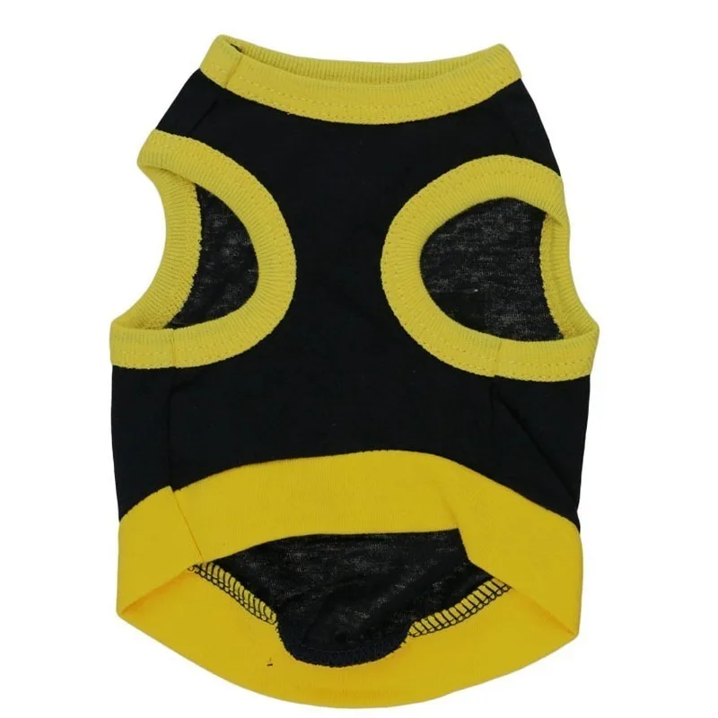 

Black Letter Dog Clothes Vest Dogs Clothing for Small Pet Costume Simple Print Spring Summer Fashion Chihuahua Ropa Para Perro