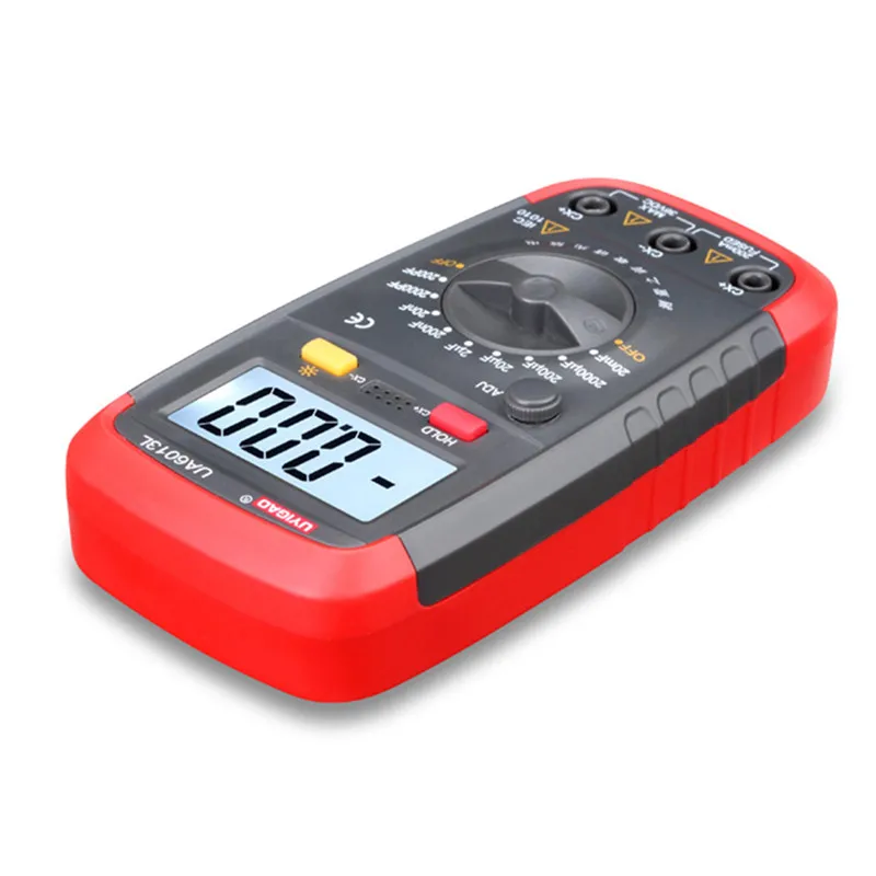 Uyigao мультиметры UA6013L цифровой ЖК-мультиметр Авто Диапазон Цифровой конденсатор
