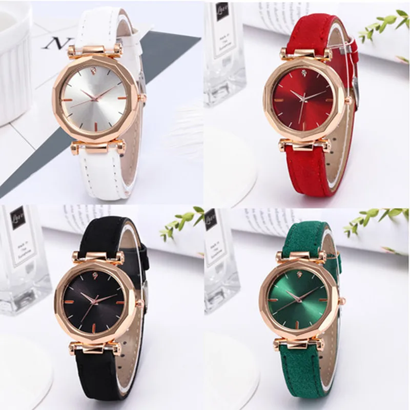 Часы наручные женские кварцевые с кристаллами Модные Роскошные Аналоговые