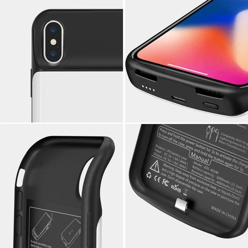Фото Чехол с беспроводным зарядным устройством Qi для iPhone 6 7 8 Plus 6s SE 2020 Мобильные Чехол с беспроводным зарядным устройством Qi для iPhone 6 7 8 Plus 6s SE 2020 Мобильные