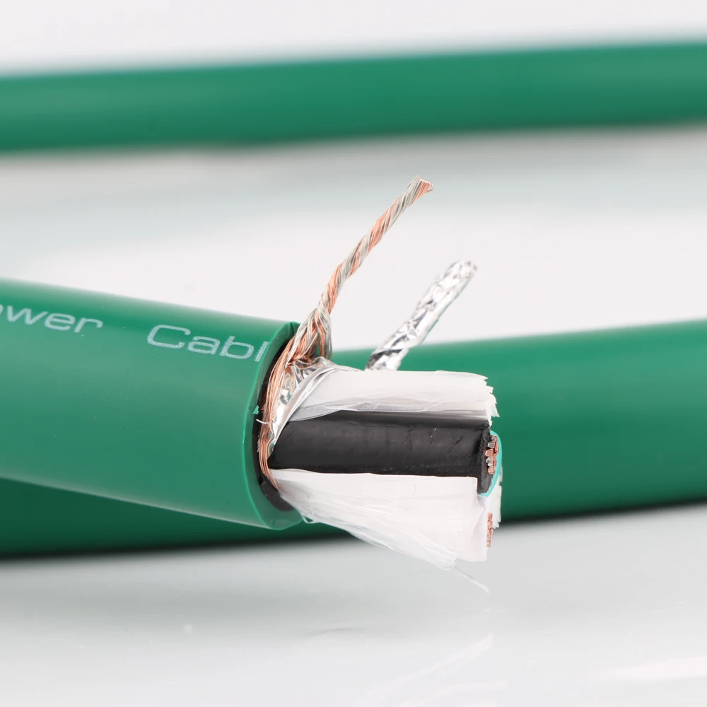 HI-End 2328 5N посеребренный Чистая медь AC силовой кабель hifi power core для DIY Аудио на метр