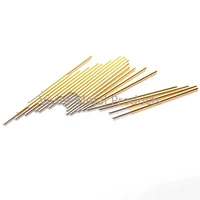 100 pcs nickel plated gold spring test probe for electrical test equipmen pm75 j1 length 27 8m head diameter 0 74mm power tool
