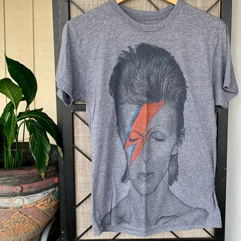

David Bowie T-shirt Casual cotton unisex T-shirt unisex clothing