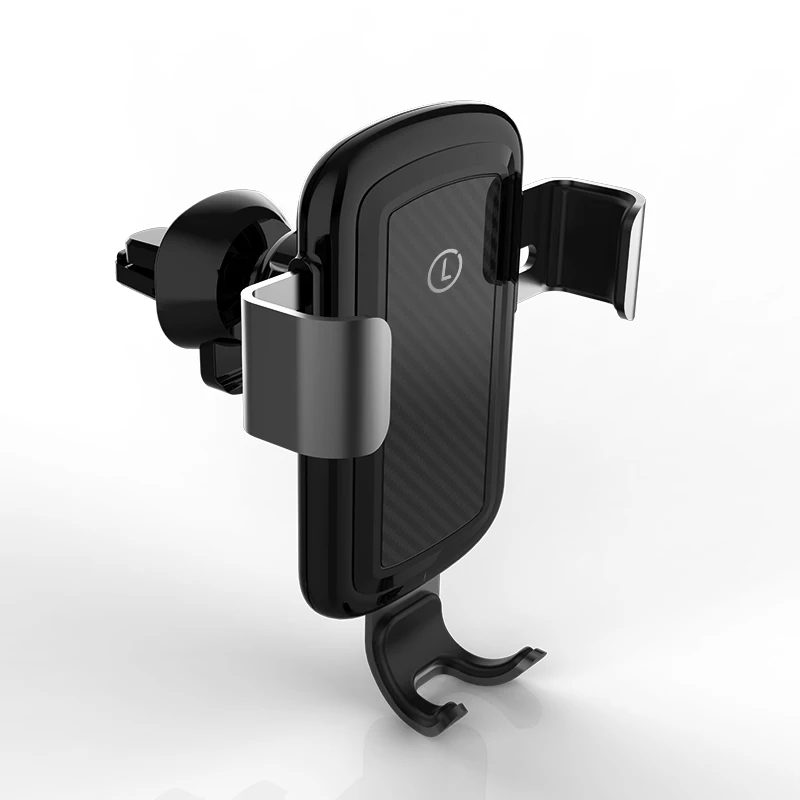 LINGCHEN автомобильное крепление Qi Беспроводное зарядное устройство для samsung S9 S8 Note 9 Беспроводная зарядка для iPhone X XR XS MAX 8 в автомобильный держатель телефона - Тип штекера: Grey