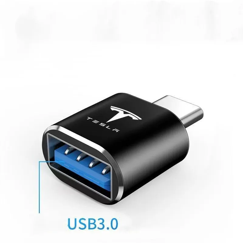 Зарядный адаптер для Tesla Model 3 Y X S автомобильный преобразователь питания с Type-C на