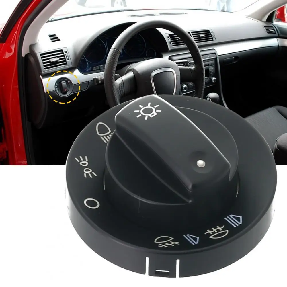 

Переключатель фары, идеально подходит для прямой замены ABS, ручка переключателя управления автомобильной фары 8E094153A для A4 S4 8E B6 B7 2000-2007