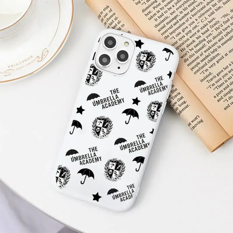 

Umbrella Academy Five Aidan Gallagher Phone Case Candy Color White for iPhone 11 pro XS MAX 8 7 6 6S Plus X 5S SE 2020 XR