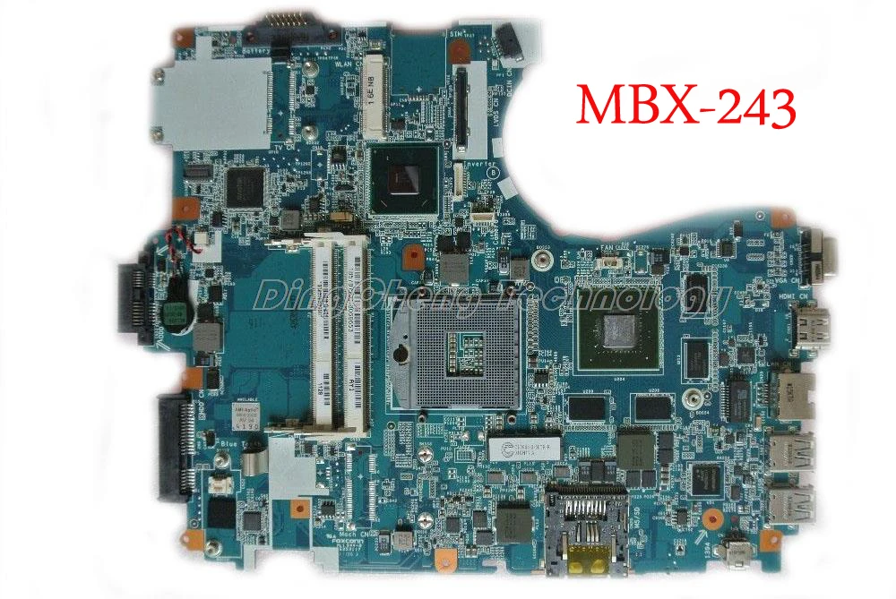 MBX 243 материнская плата для ноутбука Sony VPCF2 V081 REV: 1 1P 0113J03 8011 HM65 неинтегрированная